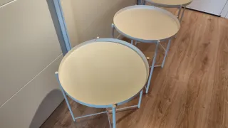 Mesitas auxiliares redondas Ikea Gladom