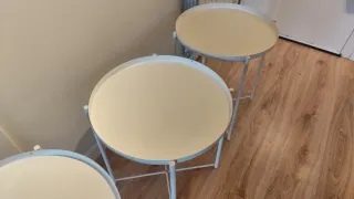 Mesitas auxiliares redondas Ikea Gladom