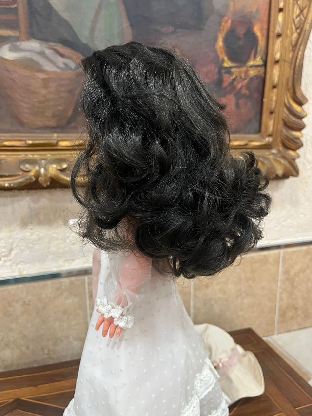 Muñeca Nancy Antigua Vestido Blanco