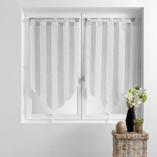 Visillos Grigi a Righe 60x90 cm (2 Unità)