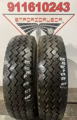 -4UD 205 70 14C P MICHELIN RUEDA YA MONTADA BARATA