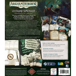 Arkham Horror LCG: La Ciudad Sumergida Exp Campaña