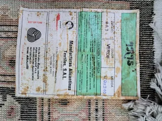 Alfombra de lana tejida a mano