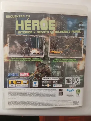 El Increíble Hulk PS3 Marvel Acción