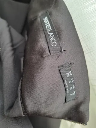 Falda fiesta lentejuelas negra