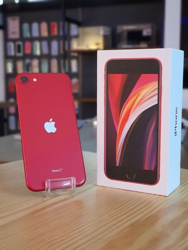 IPHONE SE 2020 128GB ROJO 100% BATERÍA
