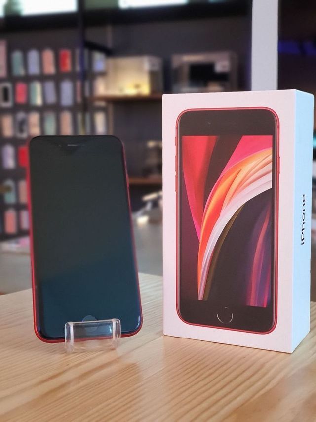 IPHONE SE 2020 128GB ROJO 100% BATERÍA