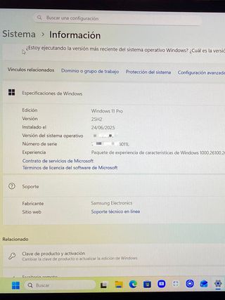 Ordenador portátil Samsung gris/plateado