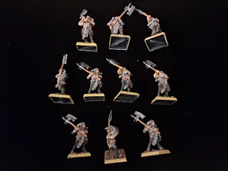 10 Khornegors Hombres Bestia Warhammer