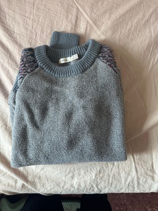 Maglione a punto Sfera grigio per bambini taglia 11-12 anni