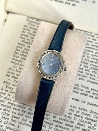 Reloj Lip Plata Ovalado Mujer Vintage
