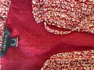 Vestido Cortefiel plisado estampado