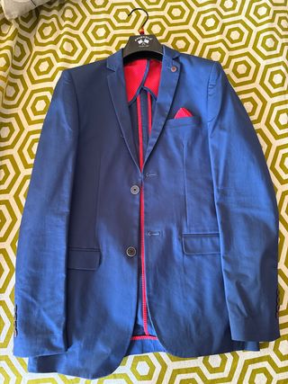 Chaqueta Americana SPAGNOLO Azul Talla S