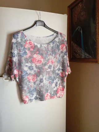 Blusa floral talla única