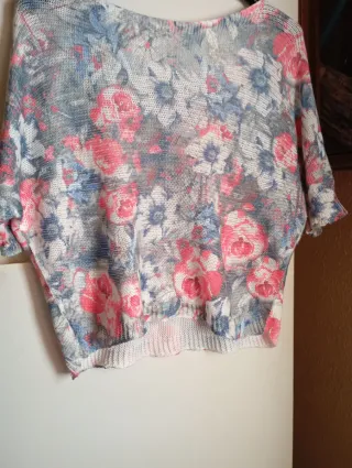 Blusa floral talla única