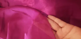 Vestido de fiesta color buganvilla con lentejuelas