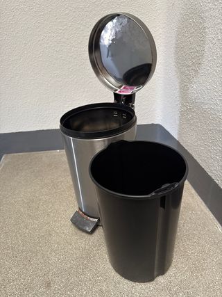 2 Cubos Papeleras Brabantia Metal con Pedal