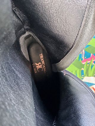 Stivali neri in pelle