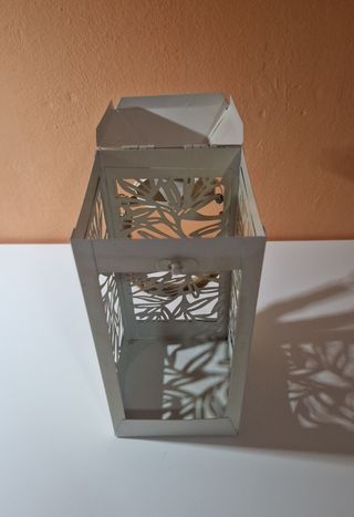 Porta bottiglia/espositore a lanterna Gin mare