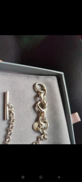 Bracciale Pandora Cuore Intrecciato Argento