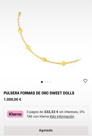 Pulsera Tous oro 18k