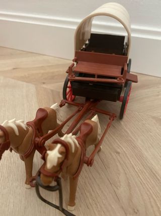 Playmobil Carruaggio Ovest con Cavalli