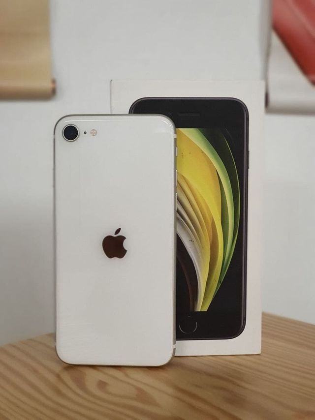 IPHONE SE 2020 128GB BLANCO 100% BATERÍA.