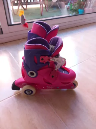 Patines Oxelo Rosas y Morados (talla 30-32)