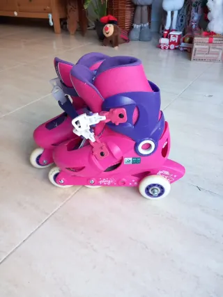 Patines Oxelo Rosas y Morados (talla 30-32)