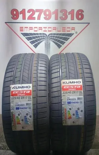 4UD 225 45 17 Y KUMHO RUEDA NUEVA OPORTUNIDAD