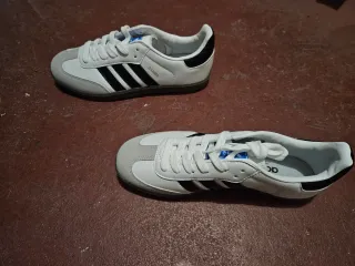 Adidas Samba Blancas y Negras Llevo a Madrid