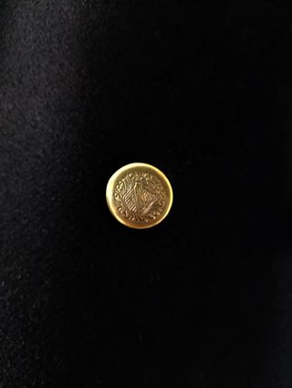 Abrigo negro paño mujer Reserved Oversize