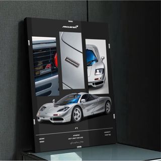 Poster McLaren F1 - 30x40 con Clip Frame