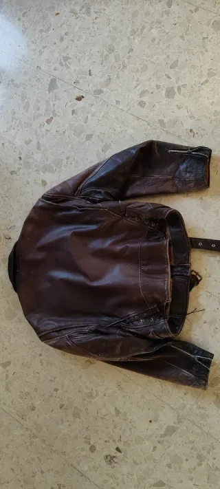 Giubbotto vintage anni 80 marrone