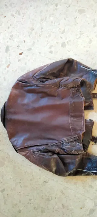 Giubbotto vintage anni 80 marrone