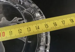 Cenicero Cristal Labrado Ciervo