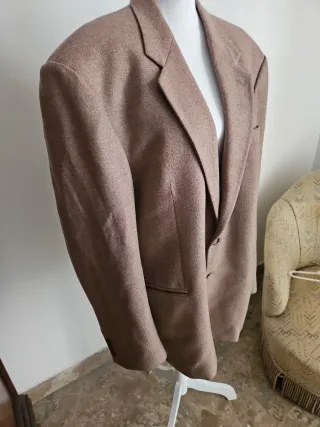 Giacca uomo lana invernale beige