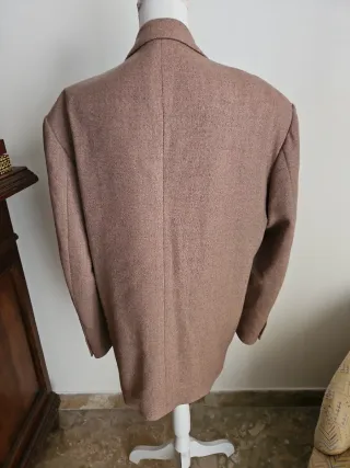 Giacca uomo lana invernale beige