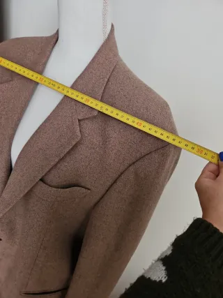 Giacca uomo lana invernale beige