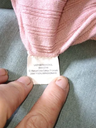 Conjunto jersey y pantalón rosa