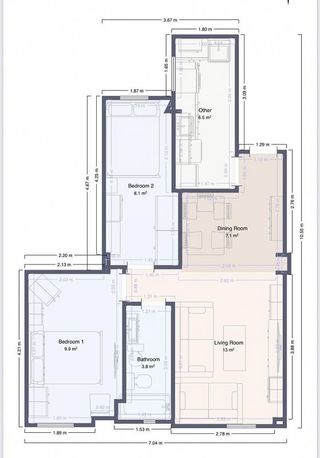 Piso en venta en Teatinos en Málaga