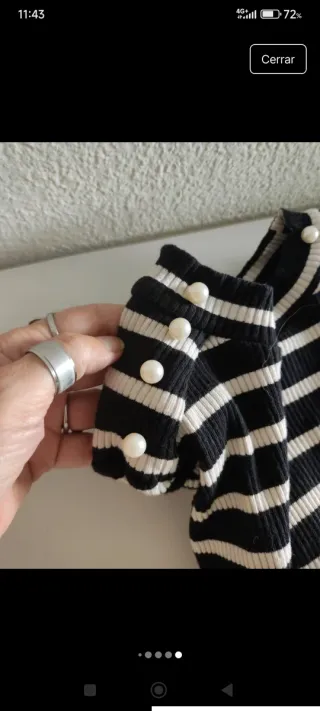 Jersey Zara Rayas Talla XS