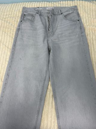 Pantalones Baggy Pull&Bear Grises