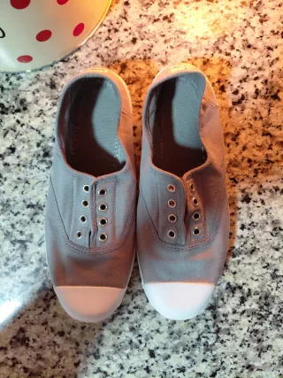 Zapatillas Pisamonas niño/niña gris