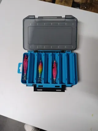 Organizador de 14  señuelos de pesca de doble cara