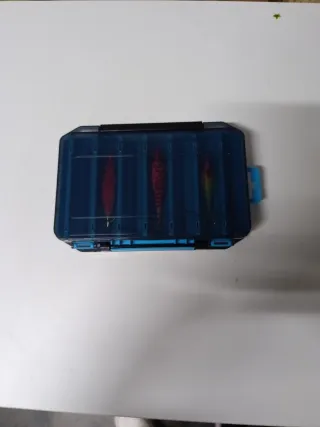 Organizador de 14  señuelos de pesca de doble cara