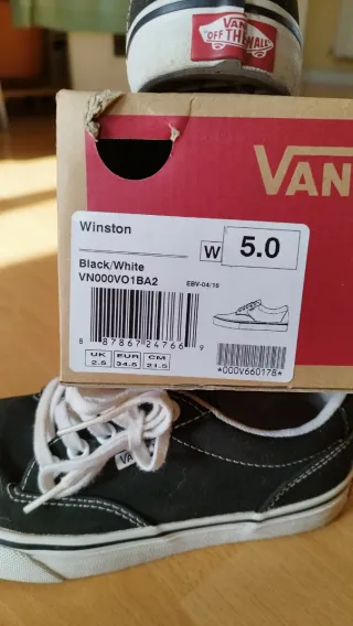 Zapatillas Vans Negras Unisex