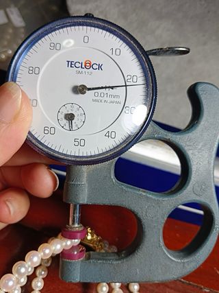 Pulsera Triple Perlas Akoya 5mm 6.2