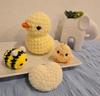 Muñecos crochet artesanales