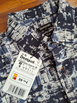 Camisa Desigual Talla S Manga Larga NUEVA